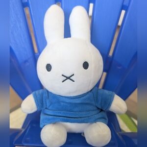 Miffy Plush in Blue Shirt